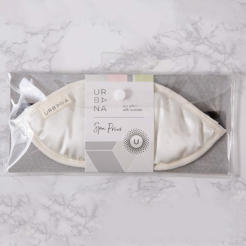 Urbana Spa Prive Silk Eye Pillow with French Lavender for Sleeping, Napping, Spas, Baths and More, Scented Satin Eye Pillow - BeesActive Australia