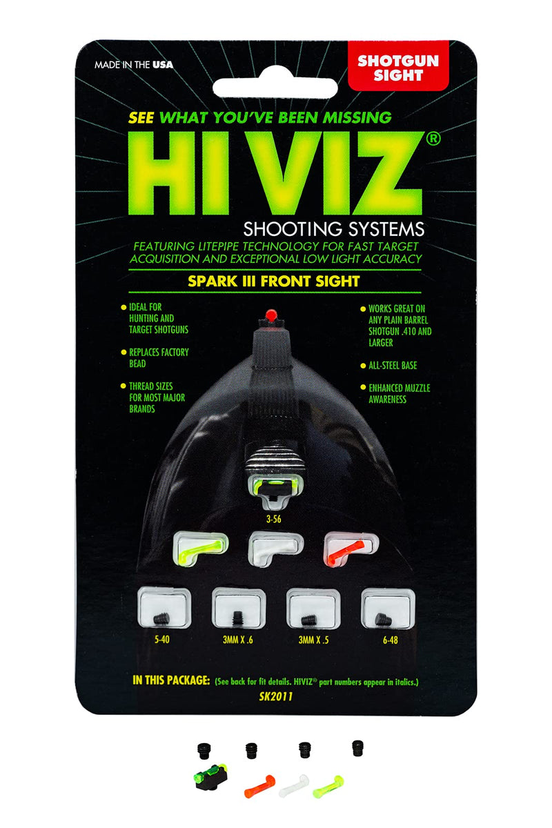 HIVIZ Spark III Shotgun Front Rifle Sight Replacement - BeesActive Australia