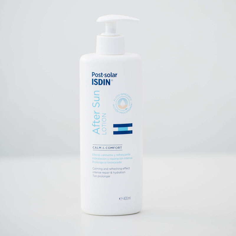 ISDIN Post-solar After Sun Lotion 400ml | Calming and cooling effect | Intense hydration and repair - BeesActive Australia