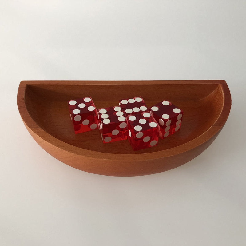 Yuanhe Wooden Craps Dice Boat,Dice Tray,Dice Storage Pouch for Craps Game - BeesActive Australia