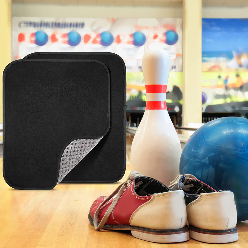 2 Pieces Bowling Accessories Bowling Towel Microfiber Bowling Towels to Wipe Off Ball Bowling Pad Towel with Easy Grip Shammy Bowling for Bowling Ball and Bowling Alley Accessories - BeesActive Australia
