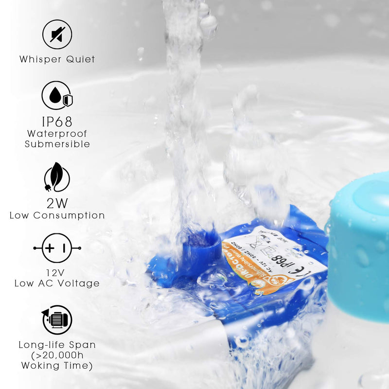 iPettie Pet Fountain Pump Replacement and Hommii Cat Fountains | Power Adapter Not Included | Pack of 1 - BeesActive Australia