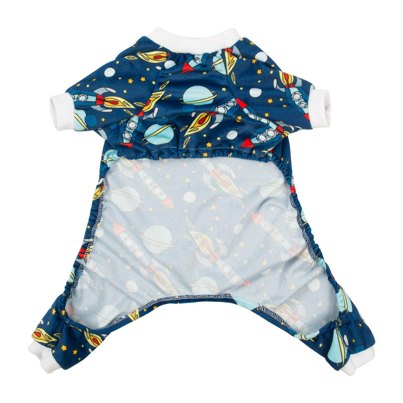 CuteBone Dog Pjs Onesies Pet Clothes Jumpsuit Cat Apparel Soft Puppy Pajamas X-Large Rocket - BeesActive Australia