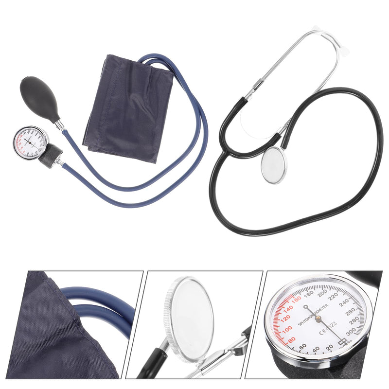 Healifty Aneroid Sphygmomanometer Self-Taking Manual Blood Pressure Kit for Medical Students Doctors Nurses EMT Paramedic - BeesActive Australia