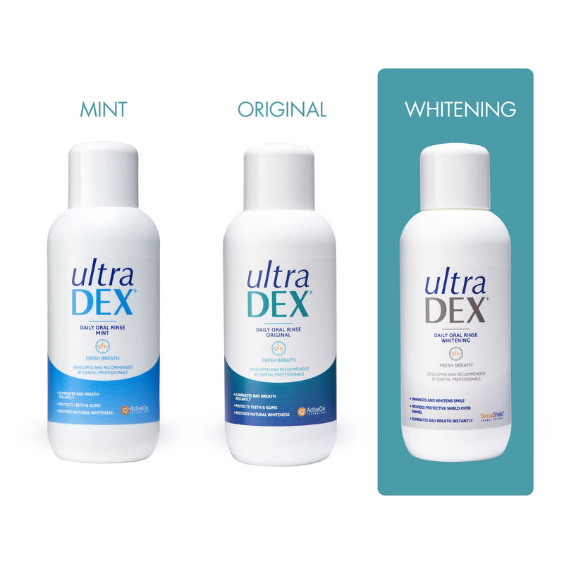 UltraDEX Daily Oral Rinse Whitening, 500 ml 500 ml (Pack of 1) Single - BeesActive Australia