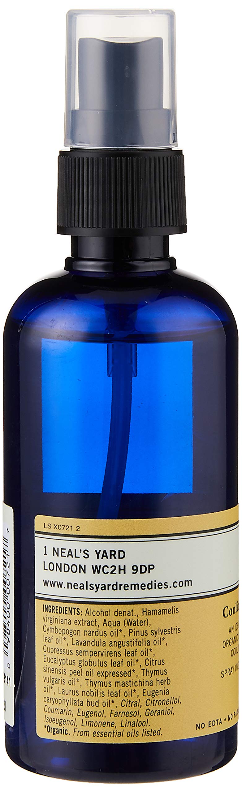 Neal's Yard Remedies | Citronella Formula Body Freshener for Cooling and Refreshing Body With Citrus Extracts, Essential Oils & Vitamin C | 100ml - BeesActive Australia