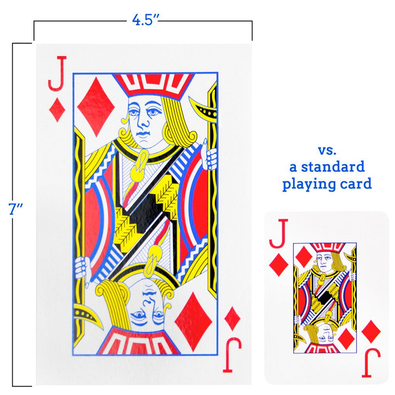 [AUSTRALIA] - Jumbo Oversize Playing Cards 4.5"x7" by Midway Monsters 