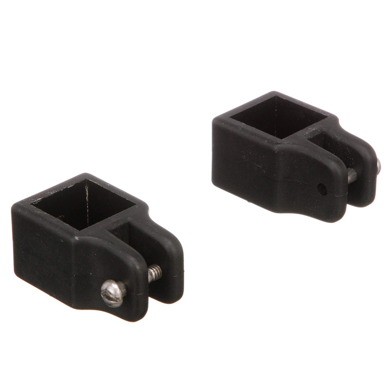 Seachoice 76361 Square Jaw Slides for 1 Inch Square Tube Bimini Tops – Rust-Free Nylon – Black – Pack of 2 - BeesActive Australia