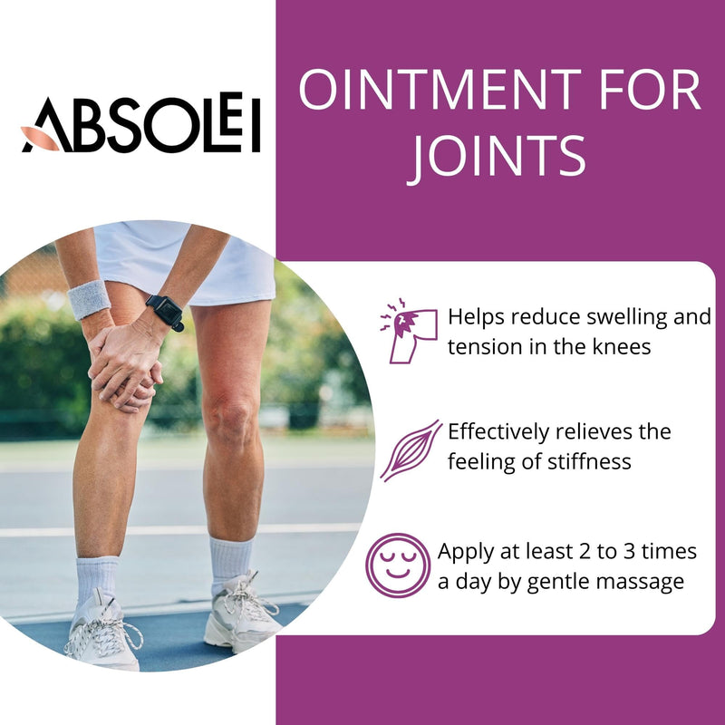 Absolei Comfrey Ointment, Natural Joint Ointment for Pain, Stiffness, Swelling and Tension, 40 ml - BeesActive Australia