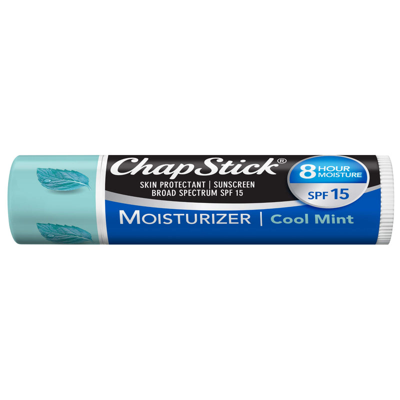 ChapStick Moisturizer Original, Black Cherry and Cool Mint Lip Balm Tubes Variety Pack, SPF 15 and Skin Protectant - 0.15 Oz (Pack of 3) - BeesActive Australia