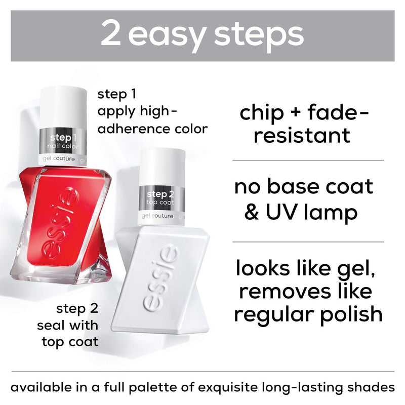 essie Gel Couture Platinum Grade Finish Top Coat, 0.46 Ounces (Packaging May Vary) GEL COUTURE TOP COAT - BeesActive Australia