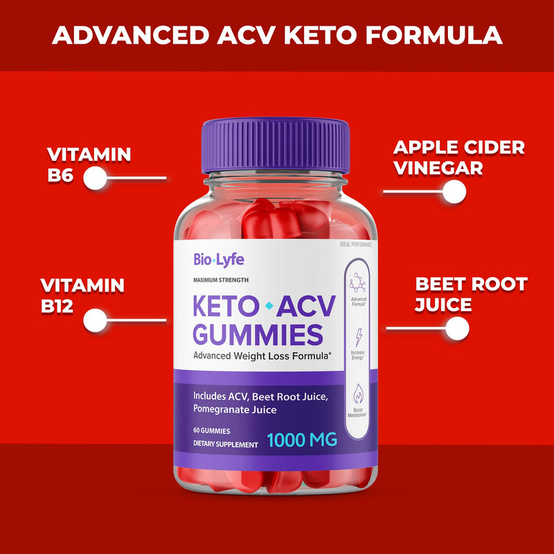 Biolyfe Keto Gummies Biolife Keto Gummies, Biolife ACV(60 Gummies) - BeesActive Australia