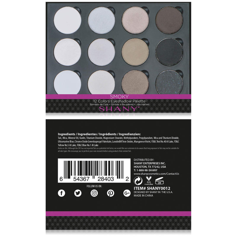 SHANY 12 Color Smoky Eye shadow Palette - BeesActive Australia