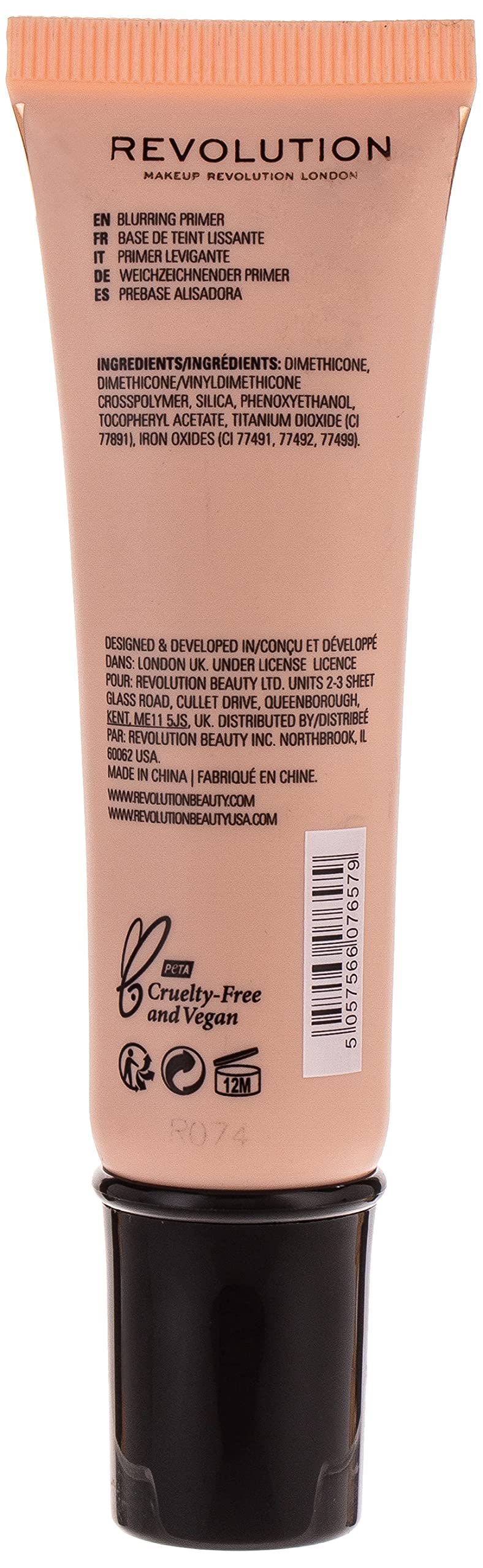 Makeup Revolution Pore Blur Face Primer, Face Make Up, Lightweight, Translucent Formula, Create a Smooth Complexion, Pore Eraser - BeesActive Australia