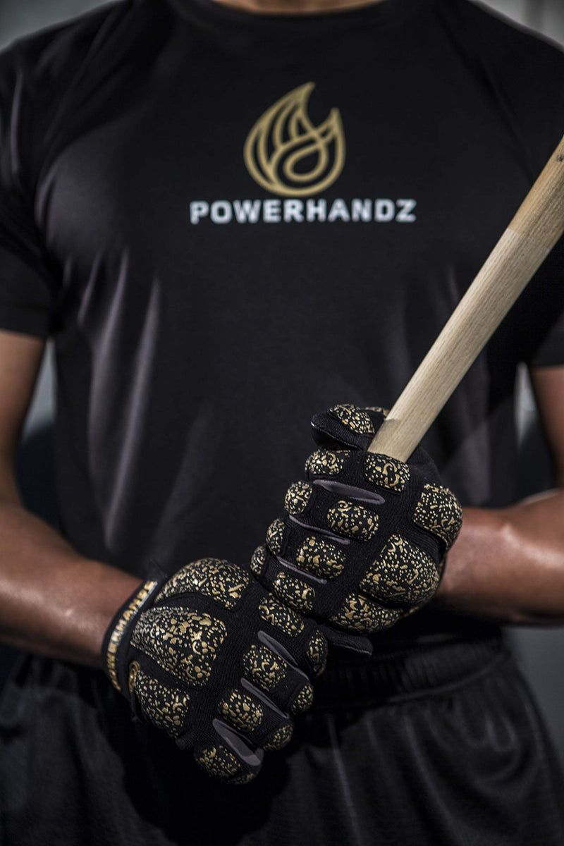 [AUSTRALIA] - POWERHANDZ Weighted Baseball & Softball Gloves for Strength and Resistance Training - Non Slip, Pure -Grip, Practice Gloves - X-Large - 1.0 lb 