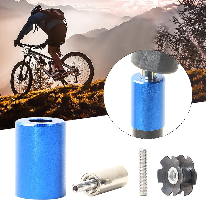 KASCLINO Bicycle Fork Star Nut Installation Tool Set, Bike Fork Installer Setting, Mountain Bike Headset Driver DIY Star Nut Repair Tool, with Spare Special Screw and 1 Free Start Nut(As Shown) - BeesActive Australia