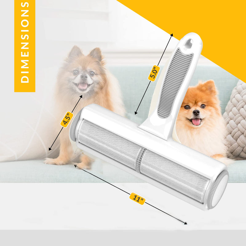 Pet Hair Remover, Cat and Dog Hair Roller to Remove Pet Hair Lint and Dust, Portable and Reusable Dog Hair Removal Roller, Pet Lint Remover for Furniture, Carpet, Bedding, Clothing, Car Seat - BeesActive Australia