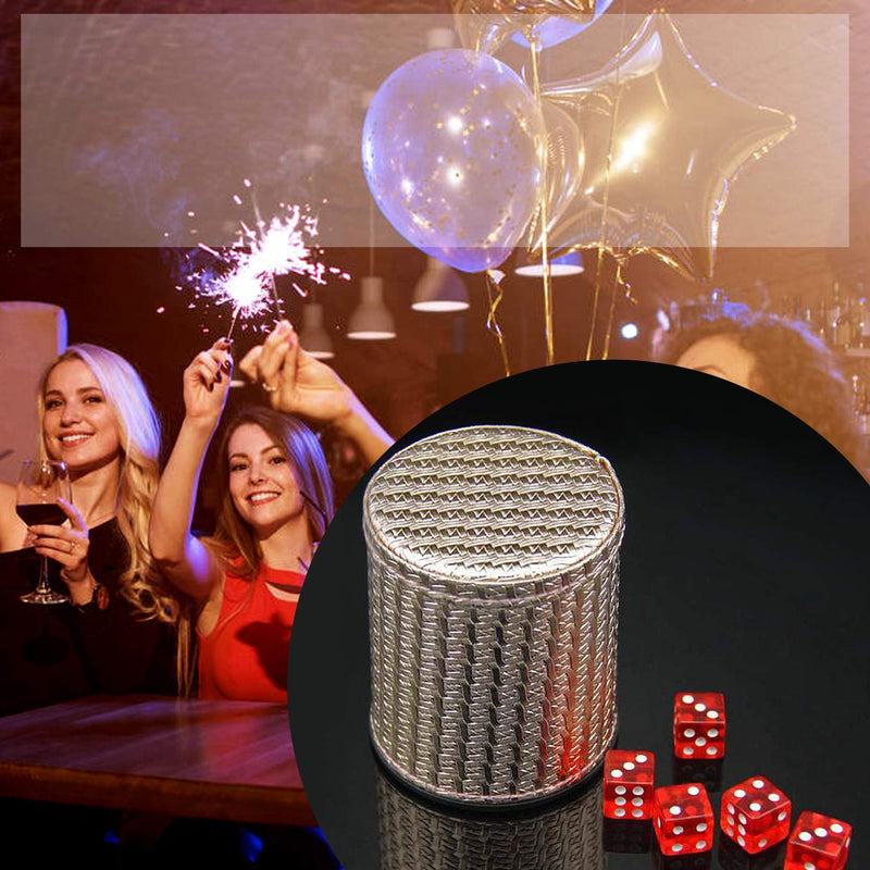 Poker Playing Cards Dice Sets Poker Table Cards PVC Waterproof Stacking Cup Dice Grade AAA Precision 19mm Serialized Casino Craps Dice with Razor Edges and Corners for Classic Magic Tricks Deck Red - BeesActive Australia