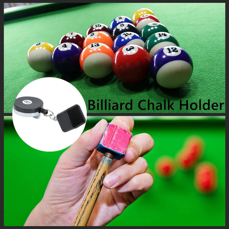 bizofft Pool Chalk Holder, Billiard Ball Supplies Sturdy Durable Billiard Chalk Holder, for Billiard Lovers - BeesActive Australia