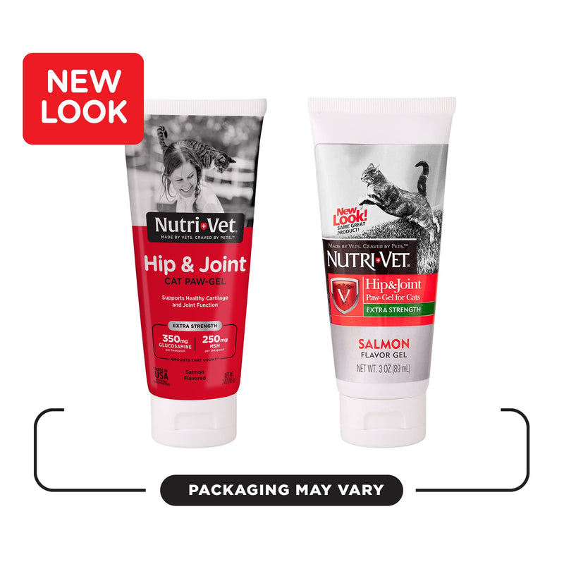 Nutri-Vet Cat Hip & Joint Paw Gel | Cat Joint Supplement | Glucasomine, MSM, and Chondroitin | Tasty & Easy to Give | 3 Ounce Tube - BeesActive Australia
