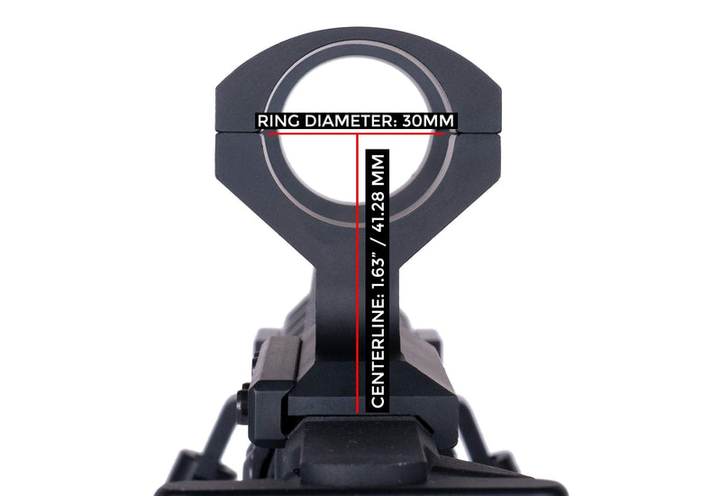 Monstrum Picatinny Rail Mount for Savage Axis | Pre 9/2021 | 20 MOA | Extended Length Offset Scope Mount | 30 mm Diameter | Bundle - BeesActive Australia