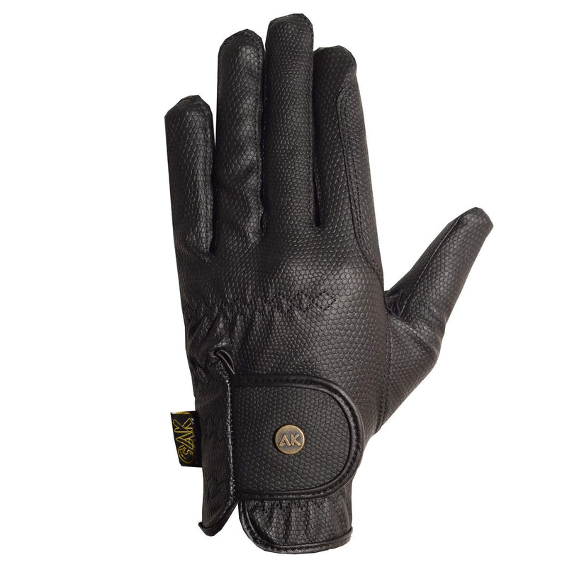 AK Synthetic Grip Horse Riding Gloves All Season Unisex Equestrian Gloves AKRS-6344 (XS, Black) - BeesActive Australia