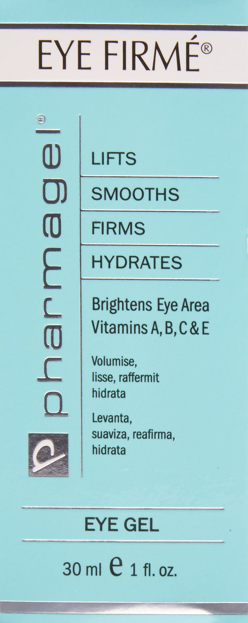 Pharmagel Eye Firme | Eye Gel for Natural Firming, Puffiness, and Wrinkles | Dark Circles Under Eye Treatment | Under Eye Bags Treatment - 1 fl oz - BeesActive Australia