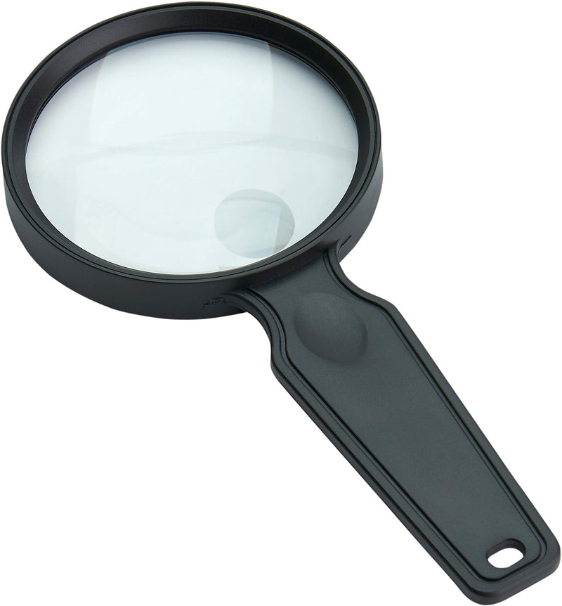 Carson MagniView Handheld 2x Magnifier with 4.5x Spot Lens 2x Magnification (3.25'' Lens Diameter) DS-36 - BeesActive Australia