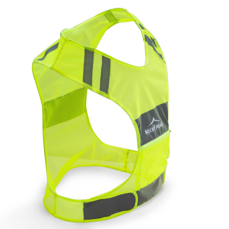 The Rocky Peak New Best Reflective Running Vest w/Pocket - #1 Recommended Safety Gear - Great for Biking, Cycling, Walking for Men & Women (Small-Large) Small - BeesActive Australia