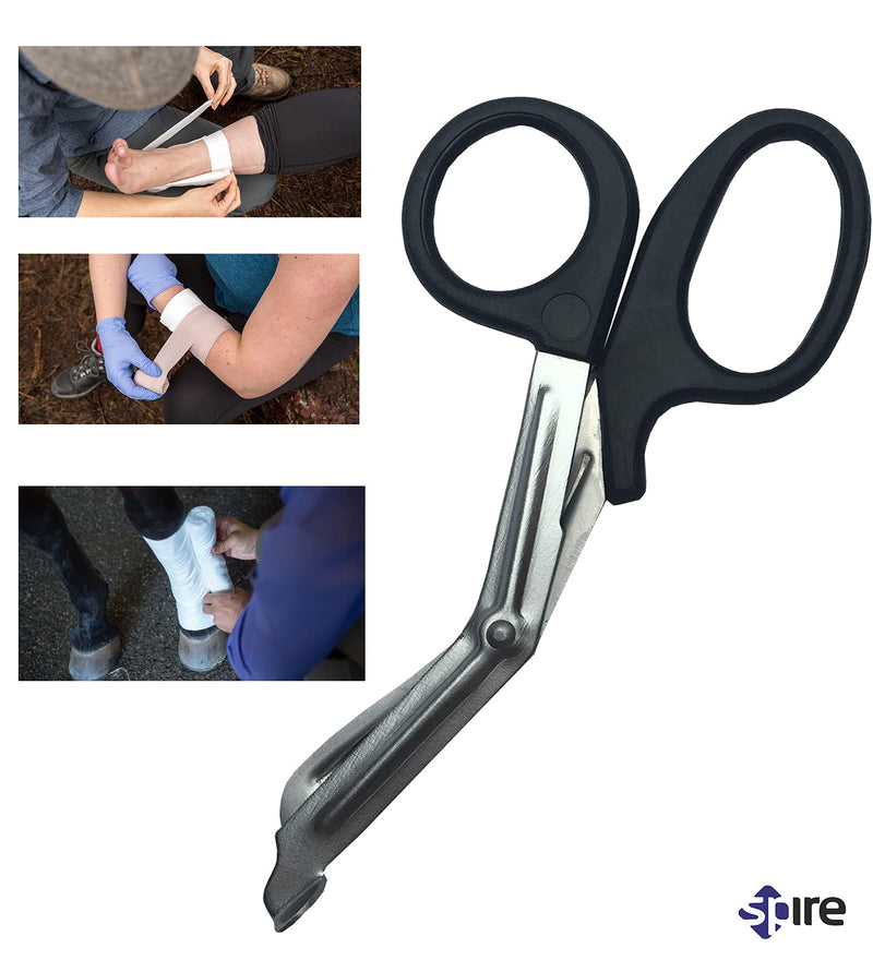 SPIRE Tuff Cut Bandage Scissor,Nursing Shears, Emergency, Household Scissor, Military-Grade Scissors Shears 7" - BeesActive Australia