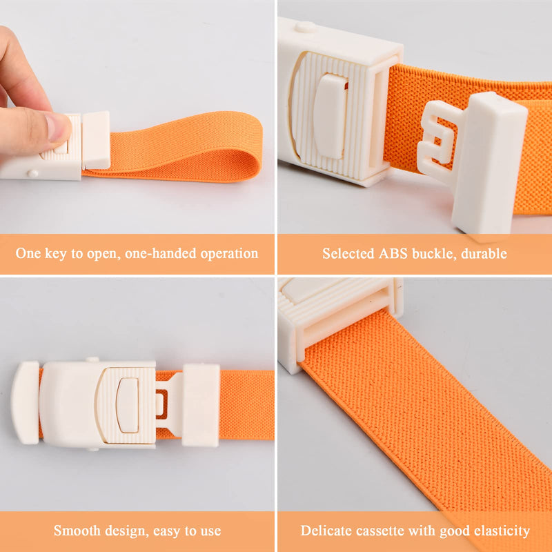 5Pcs Tourniquet with Buckle Adjustable Tourniquet Belt Quick to Release First Aid Blood Stop Belt Intravenous Quick and Slow Release Outdoor Emergency Care for Adult Kid (Red/Orange/Yellow/Green/Rose) - BeesActive Australia