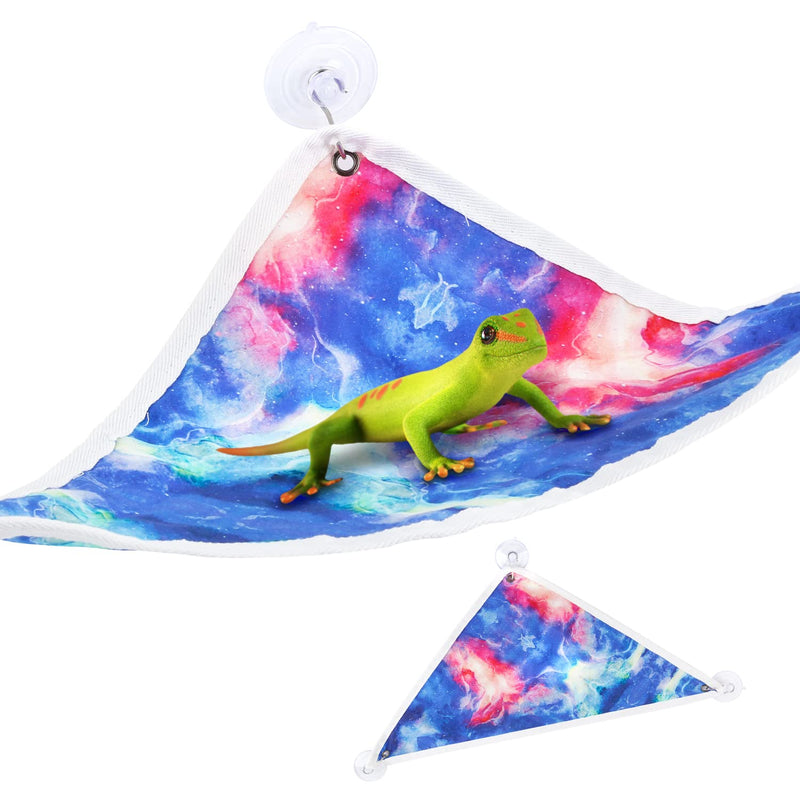 Bearded Dragon Hammock Reptile Lounger, Lizards Hammocks, Terrarium with Suction Cups Habitat Decor Hammock for Climbing Chameleon Hermit Crab Lizards Gecko - BeesActive Australia