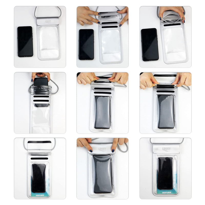 LUCKY Fish Finder Waterproof Case Portable Water Resistant Mobile Bag Handheld Dry Bag Lightweight - BeesActive Australia