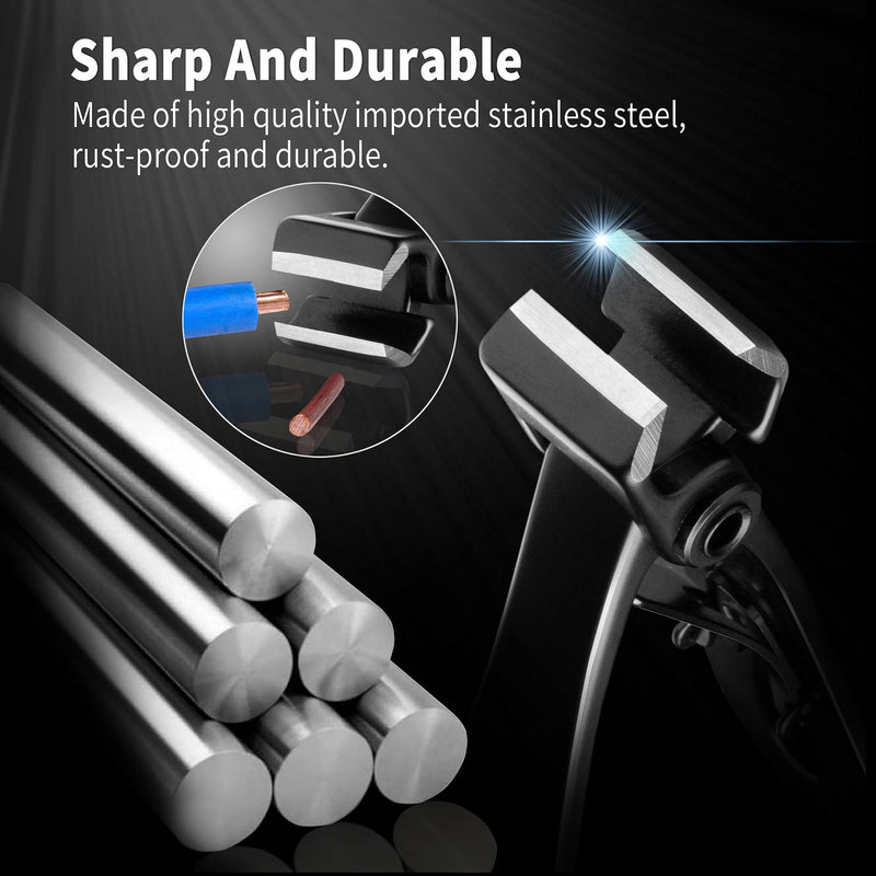 EBEWANLI Straight Nail Clipper, 17mm Wide Jaw Opening Extra Large Toenail Clippers for Thick Nails or Tough Fingernail & Ingrown Toenail, Heavy Duty Seniors, Men, Adult 2 Piece Set - BeesActive Australia