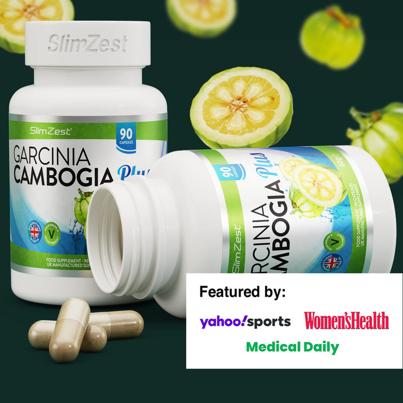 Garcinia Cambogia - 90 Capsules - 1500mg Daily Dosage - Premium Quality Supplement - UK FORMULATED - Vegetarian & Vegan Suitable - Optimum Strength For Maximum Results - Garcinia Clean For Men & Women 90 Count (Pack of 1) - BeesActive Australia