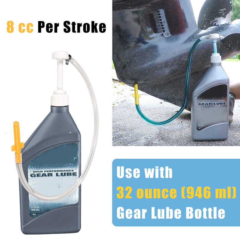 Lower Unit Gear Lube Pump for Standard Quart Bottles Fits All Mercury and Mariner Outboards - BeesActive Australia