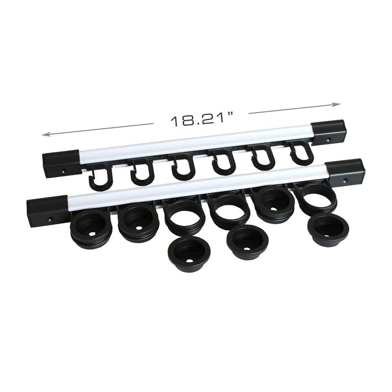 [AUSTRALIA] - Rush Creek Creations 3 in 1 All Weather Fishing Rod/Pole Storage Wall/Ceiling Rack All Weather 6 Rod Holder 