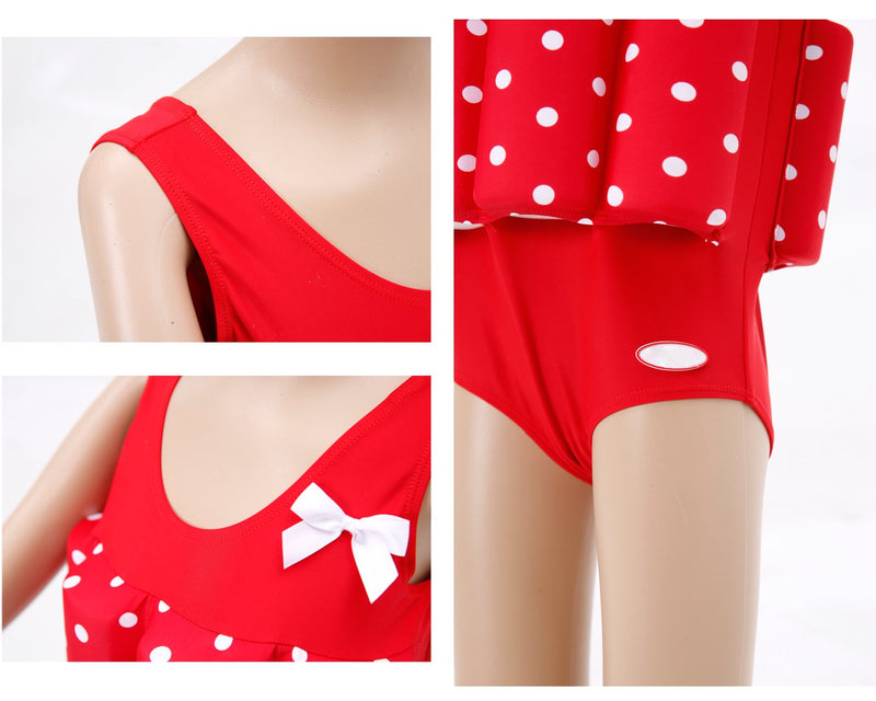 Zerlar Floatation Swimsuits with Adjustable Buoyancy for 1-10 Years Baby Girls Red Height:39.4''-43.3''/Weight:33lb-39.6lb - BeesActive Australia