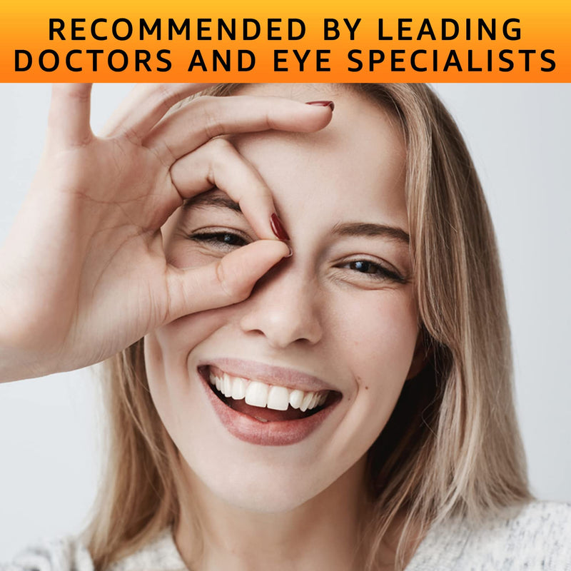 Lutein, Zeaxanthin & Meso-Zeaxanthin Eye Supplement: Vision Defender MAC � Antioxidant Carotenoids �Eye Vitamins� for Eyesight, Eye Care & Health - Vegan/Vegetarian - 90 Capsules/One-A-Day -Made in UK - BeesActive Australia