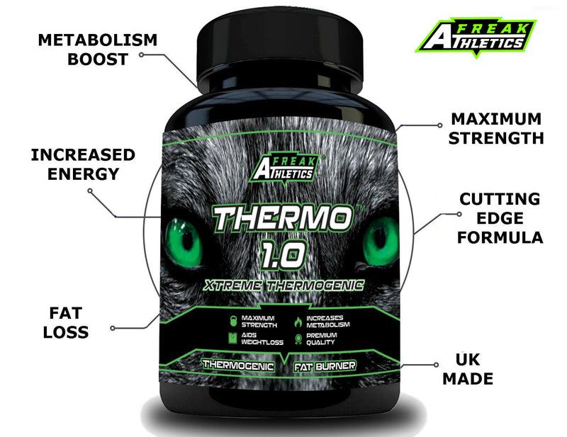 Thermo 1.0 Xtreme Fat Burner - Premium Grade Fat Burners Suitable for Both Men & Women - Made in The UK - BeesActive Australia