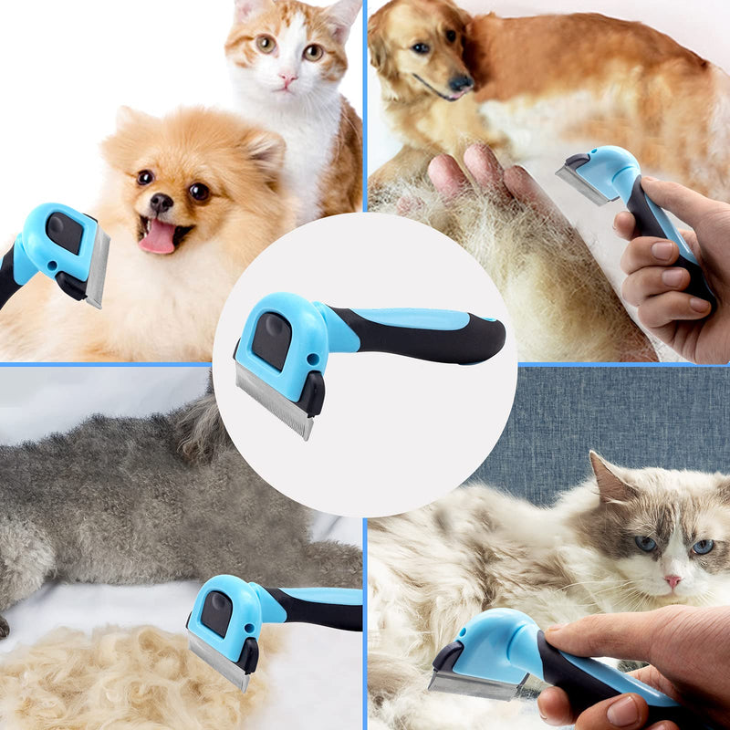 Pet Hair Remover,Pet Grooming Brush,Deshedding Tool for Dogs & Cats,Effectively Reduces Up to 95% for Short Medium and Long Pet Hair,Professional Deshedding Suitable for Cats and Dog - BeesActive Australia