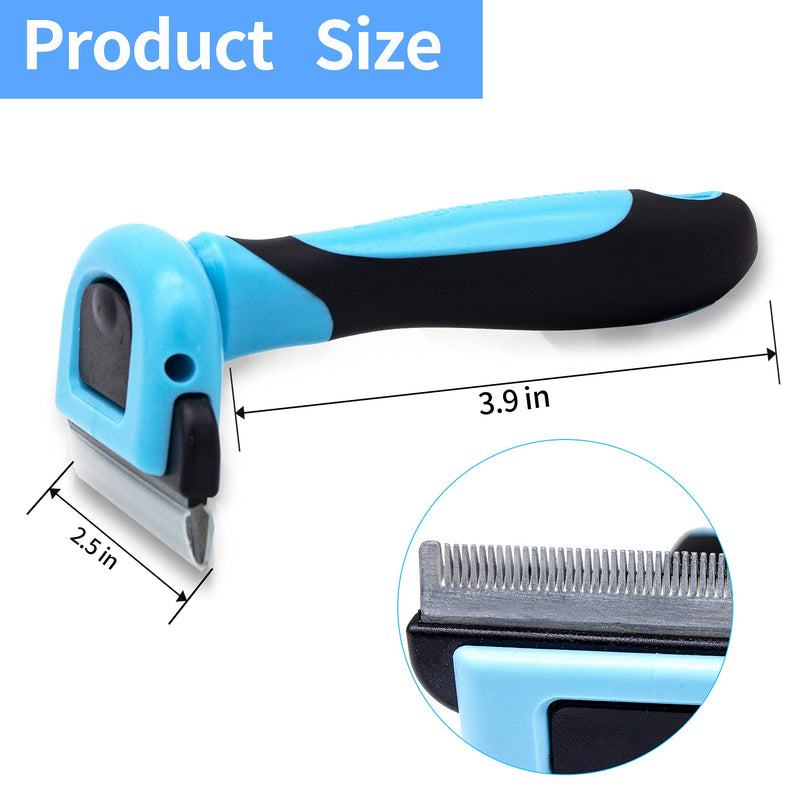 Pet Hair Remover,Pet Grooming Brush,Deshedding Tool for Dogs & Cats,Effectively Reduces Up to 95% for Short Medium and Long Pet Hair,Professional Deshedding Suitable for Cats and Dog - BeesActive Australia