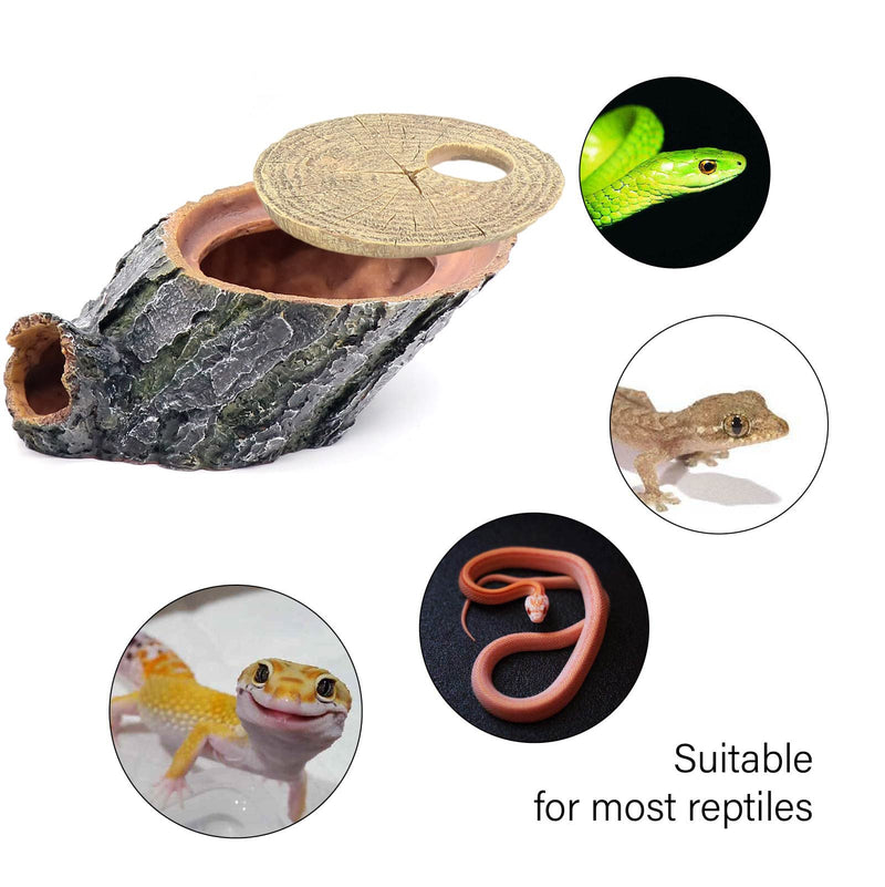Snake Hide and Basking Tree Roots Cave for Terrariums, Available for Climbing and Hiding Spots for Reptiles, Amphibians, and Small Animals, Corn Snake, Green Snake and Small Gecko - BeesActive Australia