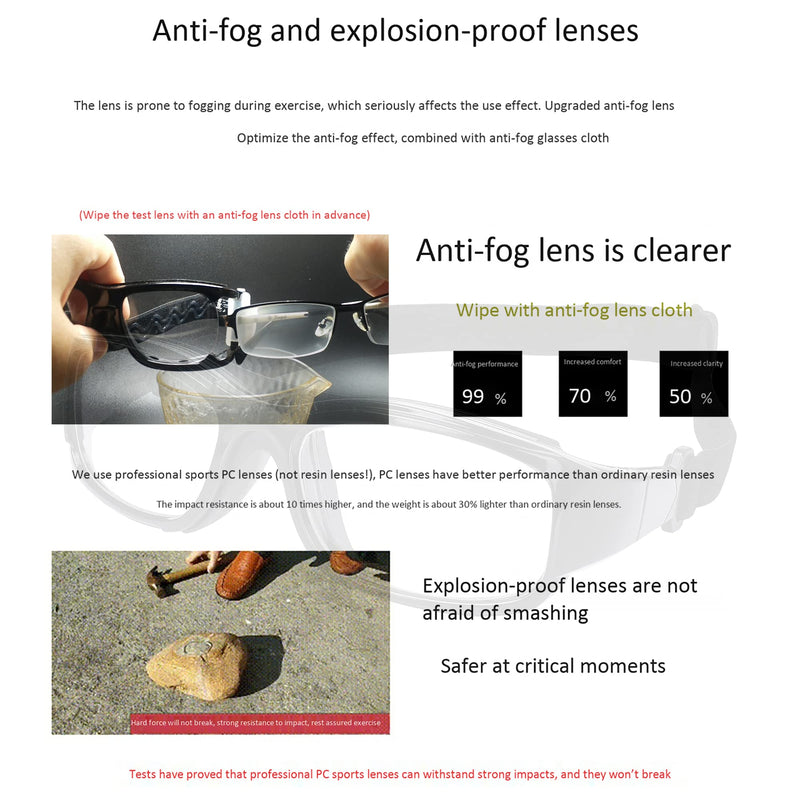SooGree Sport Goggles Glasses Squash & Racquetball Goggles Basketball Glasses Adjustable Strap Resistant Impact Black - BeesActive Australia