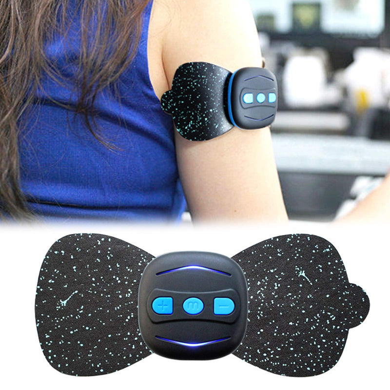 Massage Machine for Neck and Back, Mini Cervical Massager Wireless Massager Muscle Stimulator Pads Back Neck Massager Cushion for Relax Muscles, Adjustable Speeds for Car Chair Office - BeesActive Australia