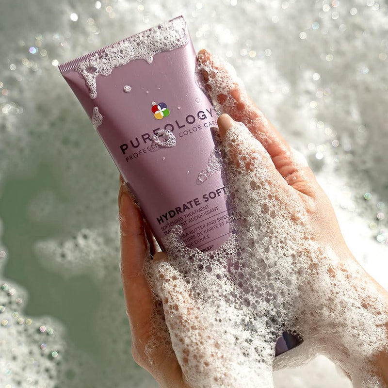 Pureology | Hydrate Soft | Softening Treatment Mask | for Dry Colour-Treated Hair | Vegan | 200ml - BeesActive Australia