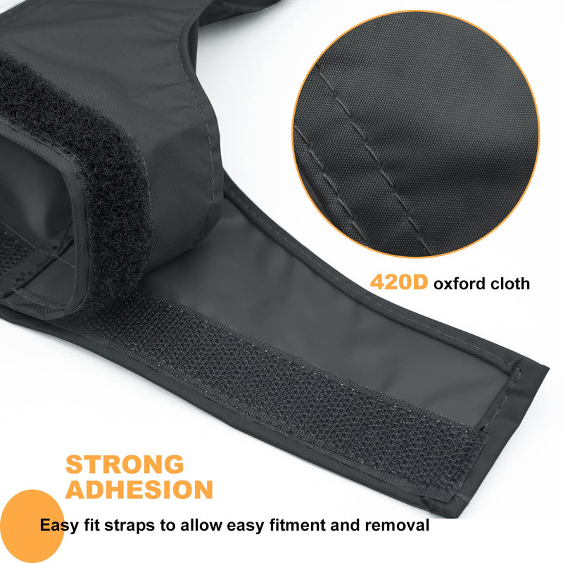 Delilxike Mobility Scooter Control Panel/Tiller Cover/Console Cover Waterproof -Easy Fix -Rain Protector-Black - BeesActive Australia