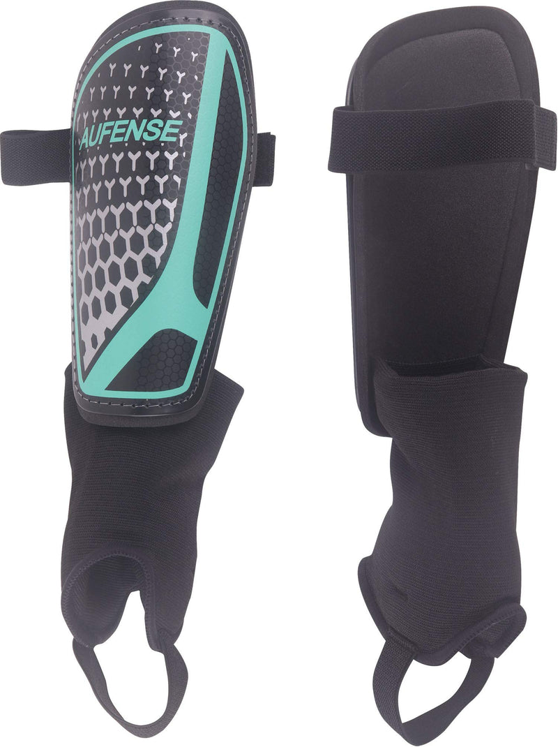 Aufense Soccer Shin Guards for Toddlers Kids - Durable Shin Pads with Ankle Protection for Ages 2-14 Boys and Girls BLACK Small - BeesActive Australia