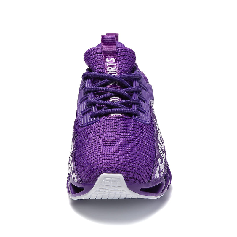 TSIODFO Mens Running Shoes Athletic Walking Sneakers 7 Purple - BeesActive Australia