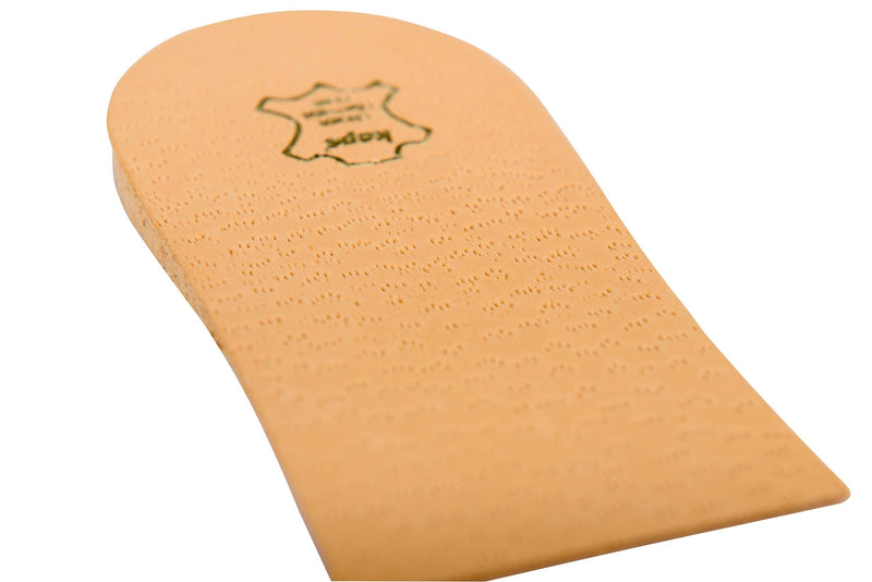 1 x Heel Raise, Heel Lift Elevator, Heel Pad, Orthotic Wedge, Many Widths and Heights, Leather Cover, Kaps Topmed Plus, Supplied to NHS, 1 Piece (Height 10 mm / 0.4 inch - Size S) height 10 mm / 0.4 inch - size S - BeesActive Australia